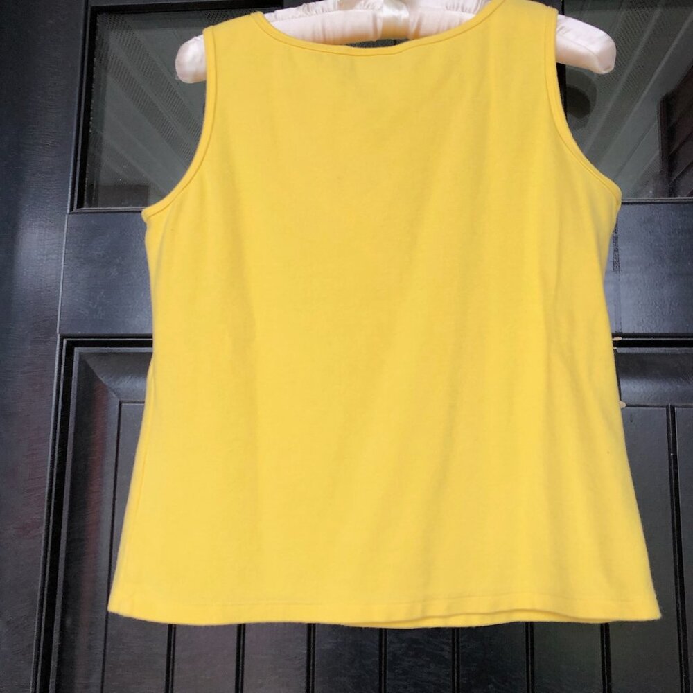 Eugenia tank top, yellow, M